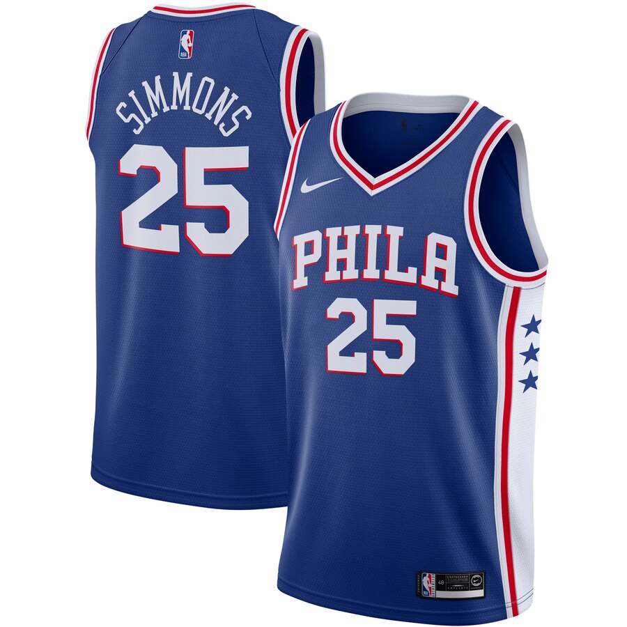 Ben Simmons Philadelphia 76ers 2019/2020 Swingman Basketball Jersey - Icon Edition - Royal