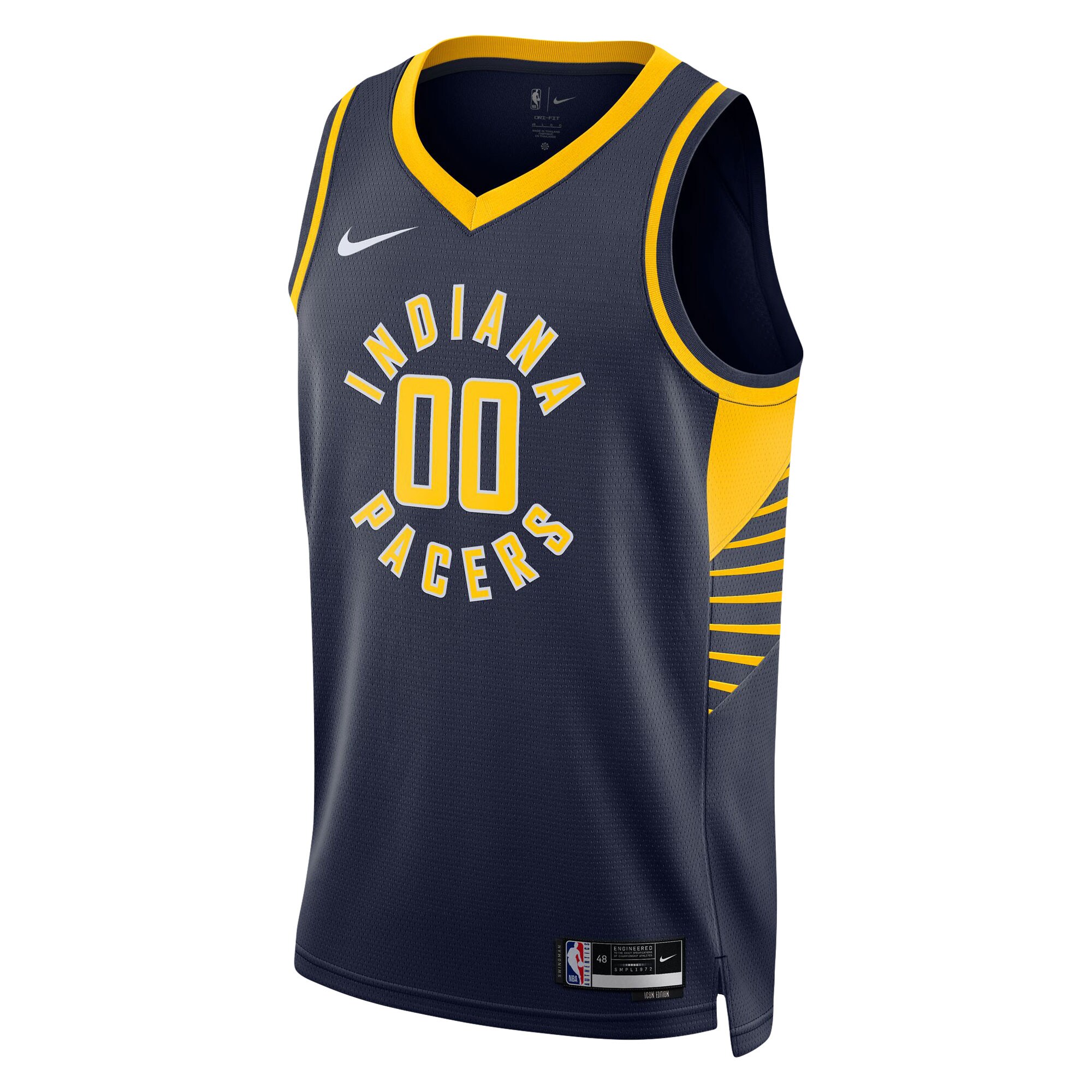 Alternative view of Bennedict Mathurin Indiana Pacers Unisex Swingman Basketball Jersey - Icon Edition - Navy