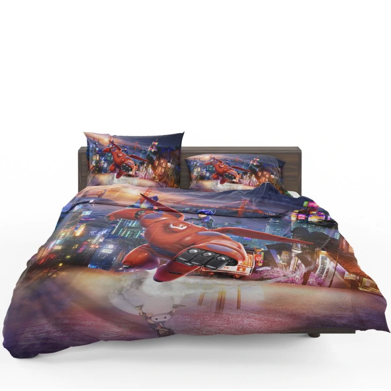 Big Hero 6 Movie Baymax Hiro Hamada Bedding Set - Custom Bedding Set