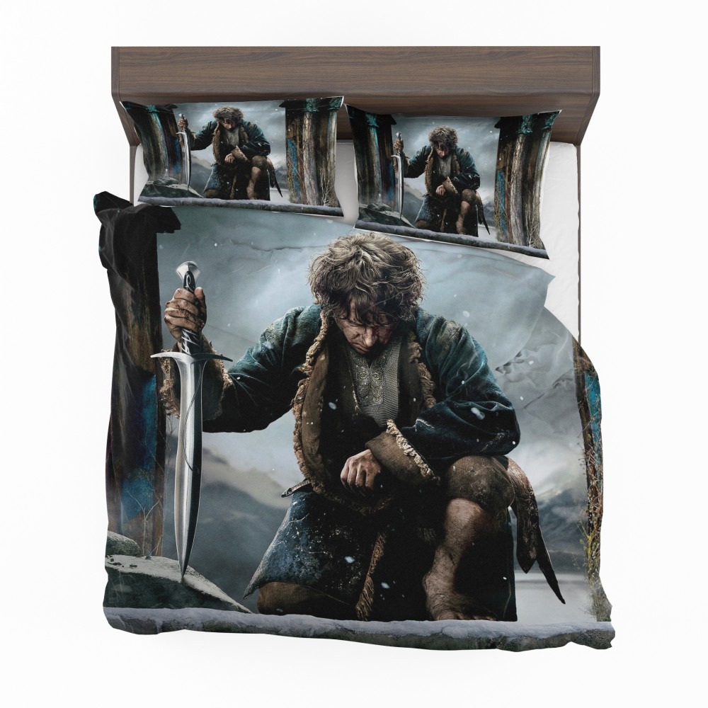 Alternative view of Bilbo Baggins In The Hobbit Battle Of The Five Armies Movie Bedding Set - Custom Bedding Set