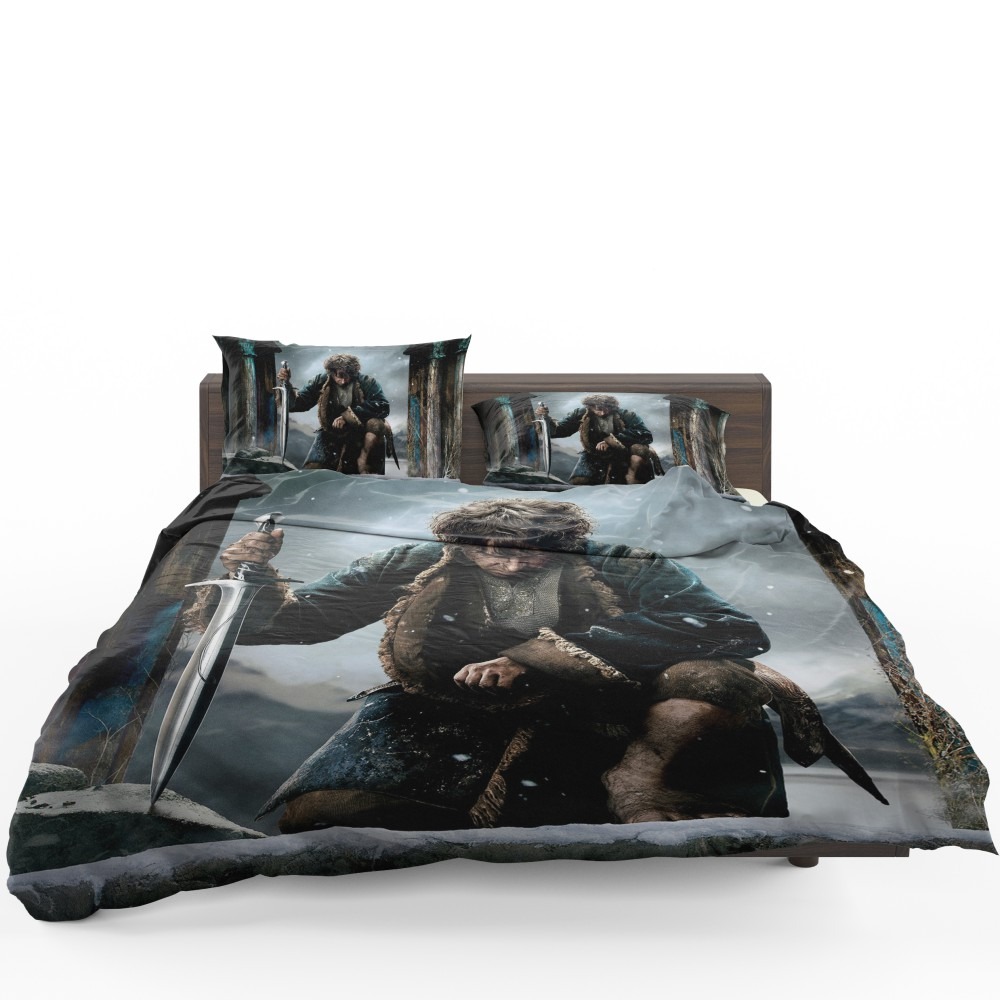 Bilbo Baggins In The Hobbit Battle Of The Five Armies Movie Bedding Set - Custom Bedding Set