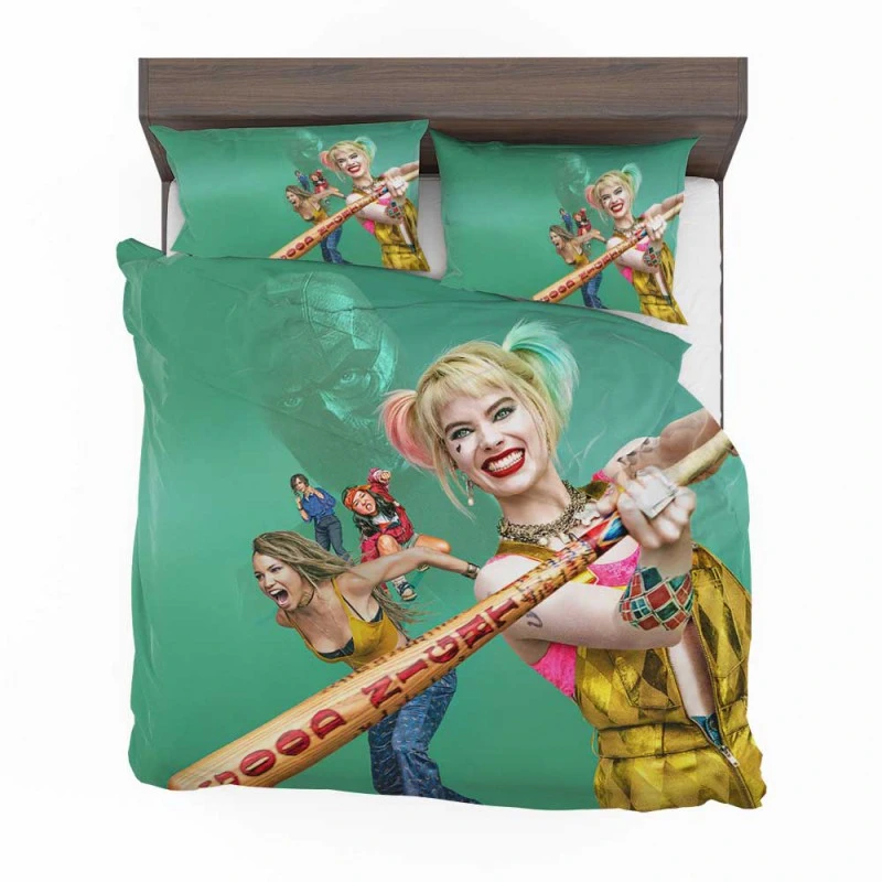 Alternative view of Birds Of Prey DC Comics Movie Black Canary Bedding Set - Custom Bedding Set