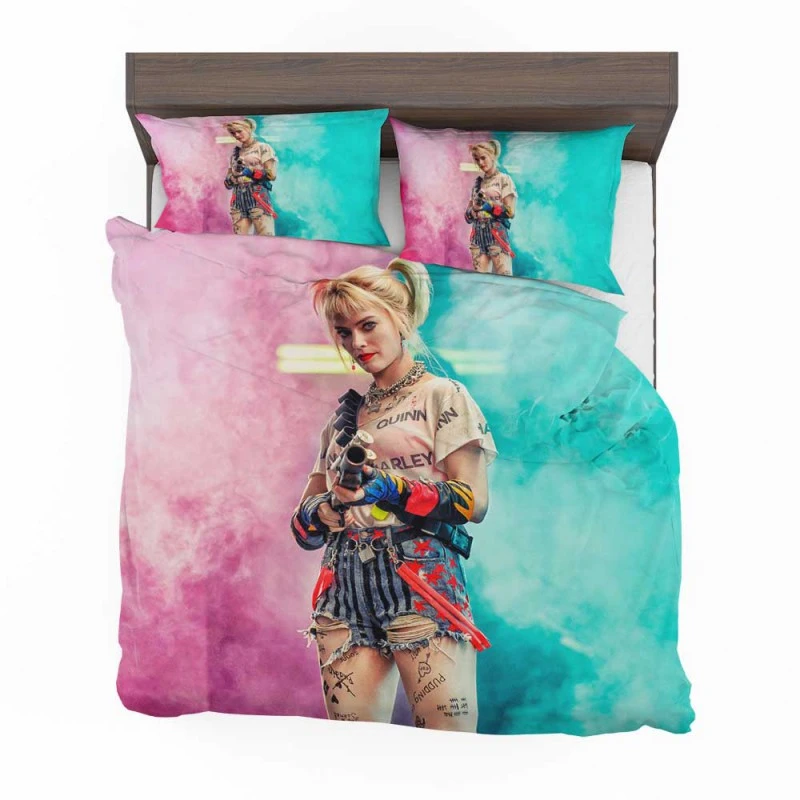 Alternative view of Birds Of Prey DC Movie Margot Robbie Bedding Set - Custom Bedding Set