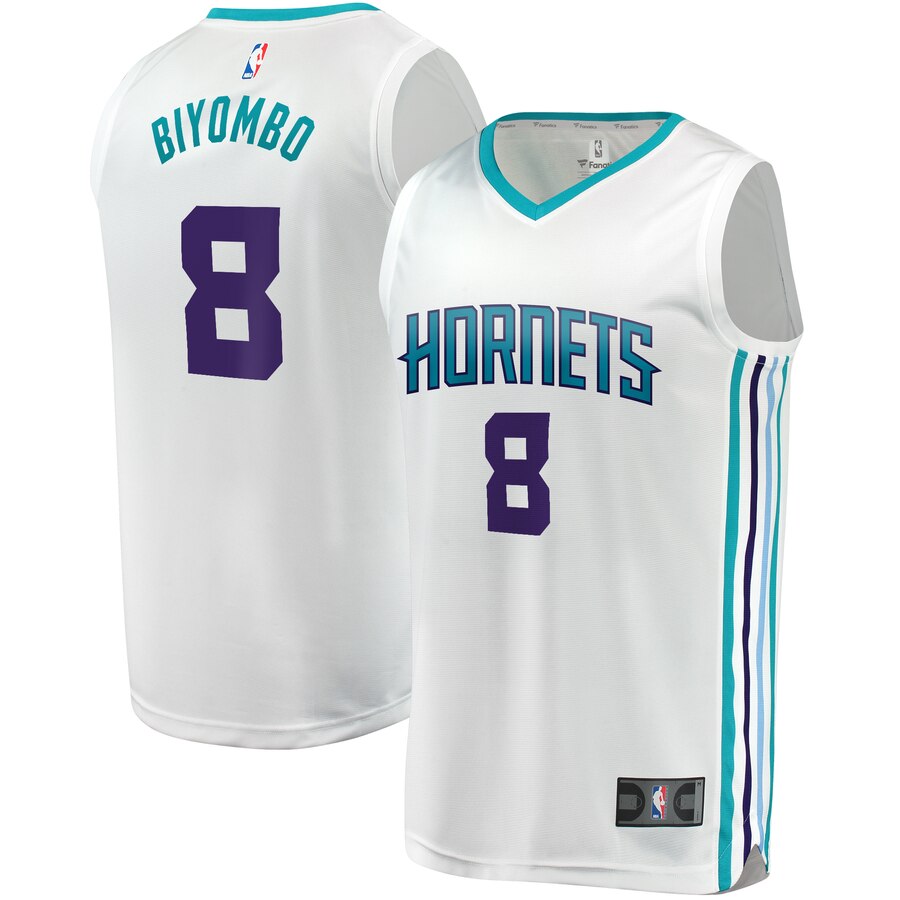 Bismack Biyombo Charlotte Hornets Fanatics Branded Fast Break Player Basketball Jersey - Association Edition - White