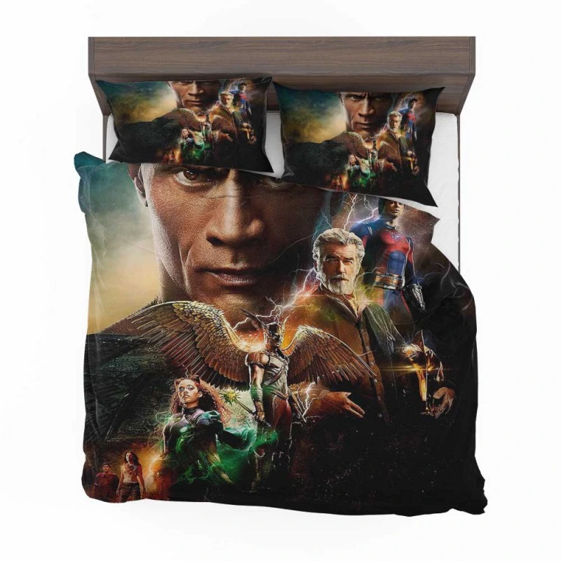 Alternative view of Black Adam DC Comics American Superhero Film Bedding Set - Custom Bedding Set