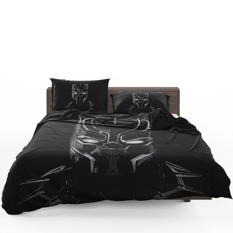 Black Panther Artwork Movie Bedding Set - Custom Bedding Set