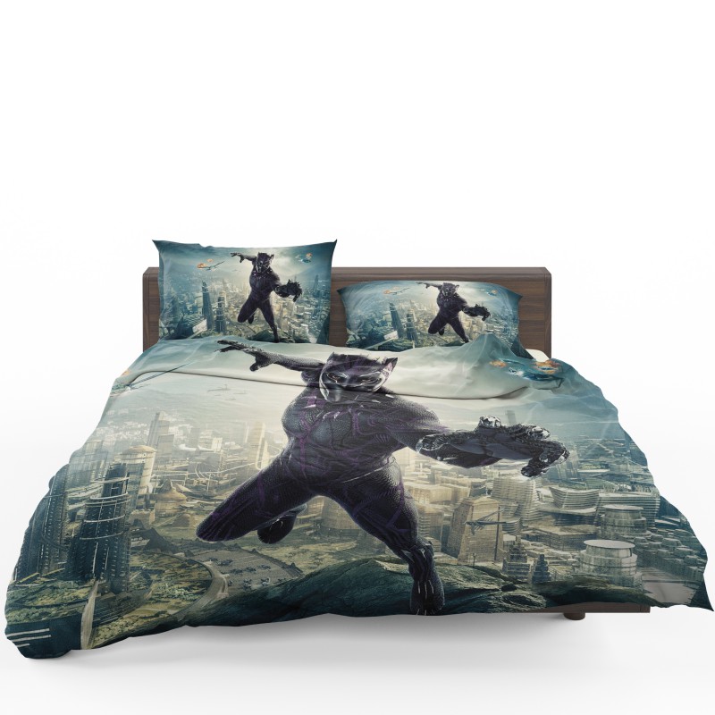 Black Panther Kids Teen Bedding Set - Custom Bedding Set