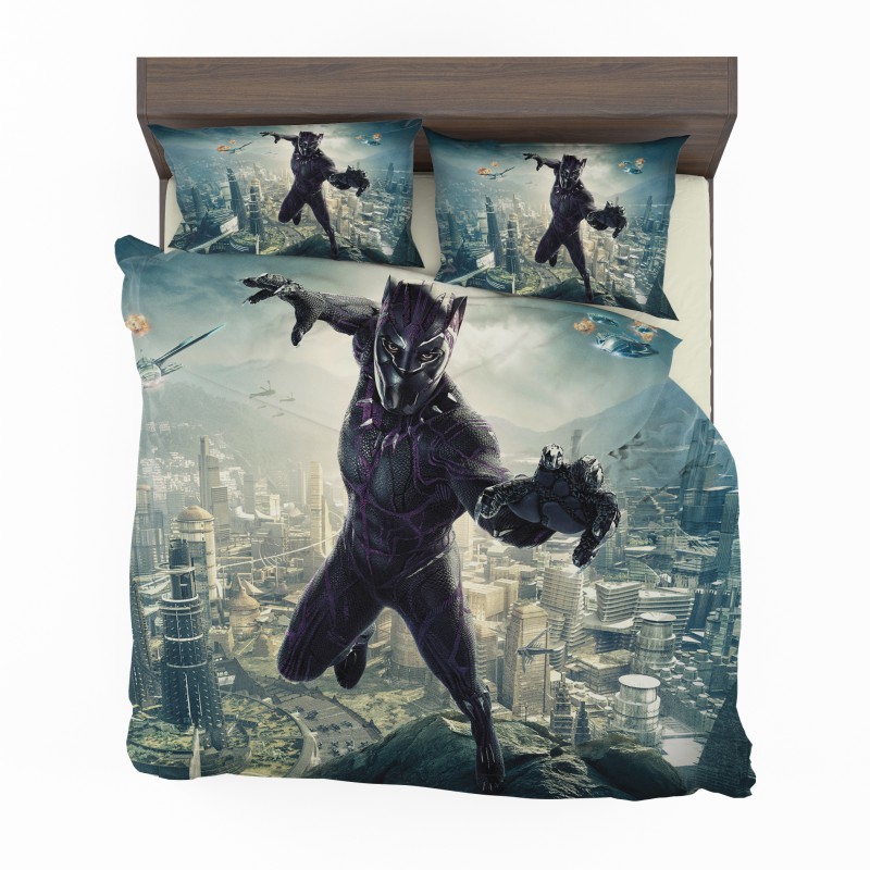 Alternative view of Black Panther Kids Teen Bedding Set - Custom Bedding Set