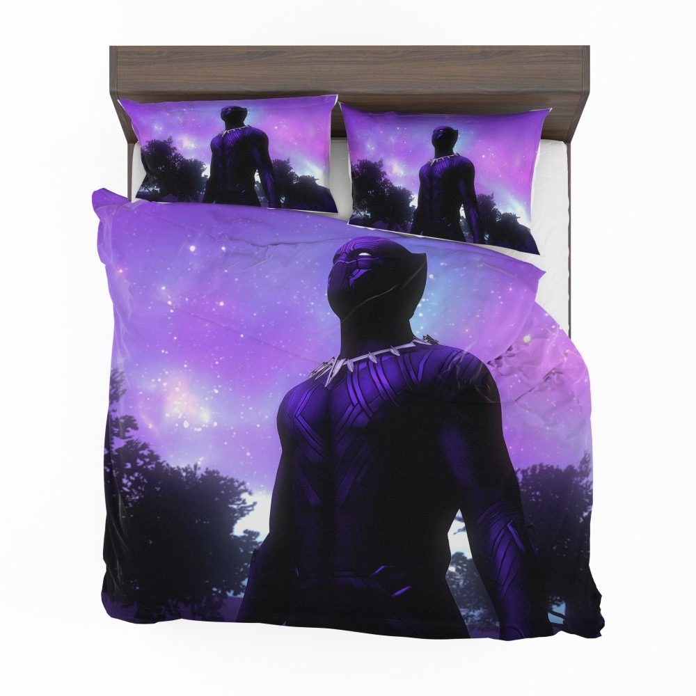 Alternative view of Black Panther Movie Artistic Marvel Comics Bedding Set - Custom Bedding Set