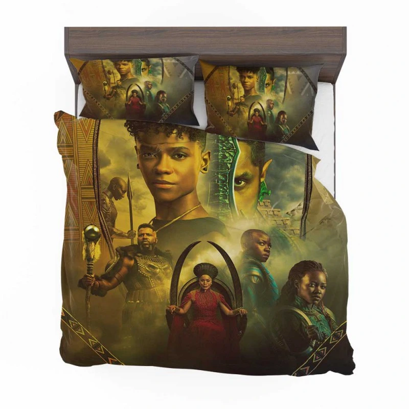 Alternative view of Black Panther Wakanda Forever Movie Namor The Sub-Mariner Bedding Set - Custom Bedding Set