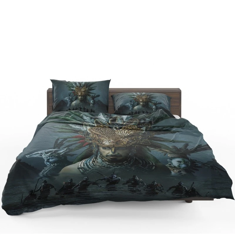 Black Panther Wakanda Forever Super Hero Film Bedding Set - Custom Bedding Set