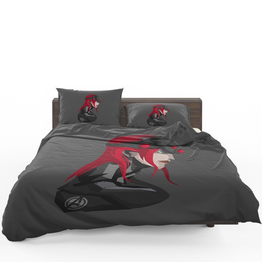 Black Widow Movie Marvel MCU Super Women Avenger Bedding Set - Custom Bedding Set