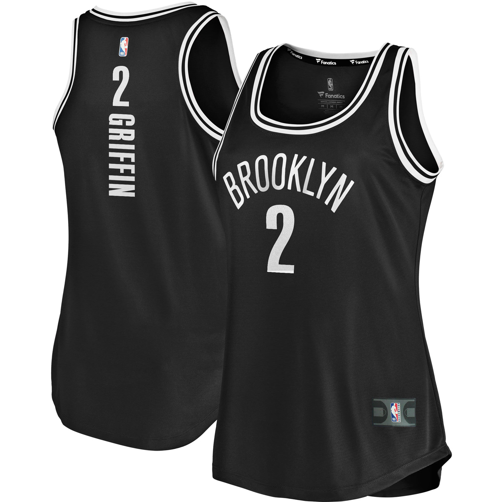 Blake Griffin Brooklyn Nets Fanatics Branded Women's 2020/21 Fast Break Tank Basketball Jersey - Icon Edition - Black