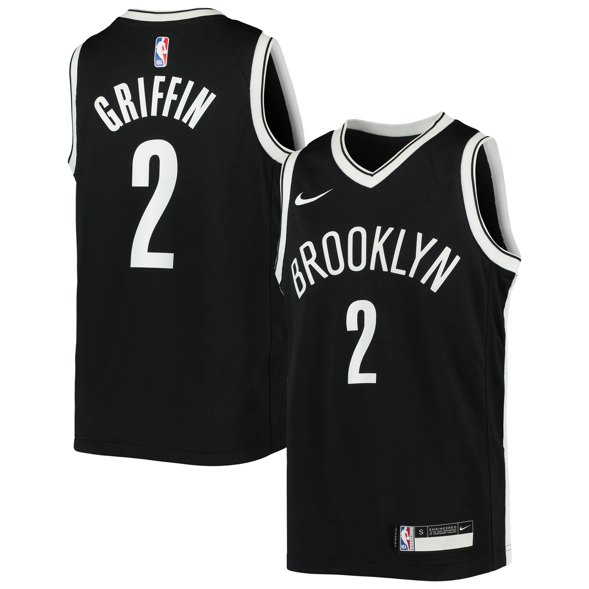 Blake Griffin Brooklyn Nets Youth 2020/21 Swingman Basketball Jersey - Icon Edition - Black