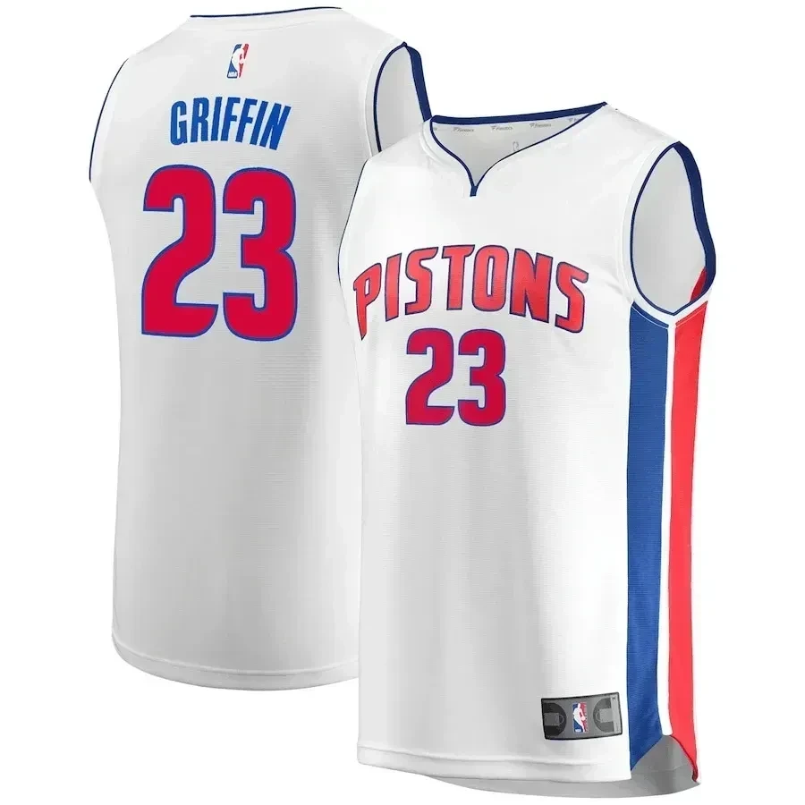 Blake Griffin Detroit Pistons Breakaway Player Basketball Jersey - Association Edition - White - JS959 