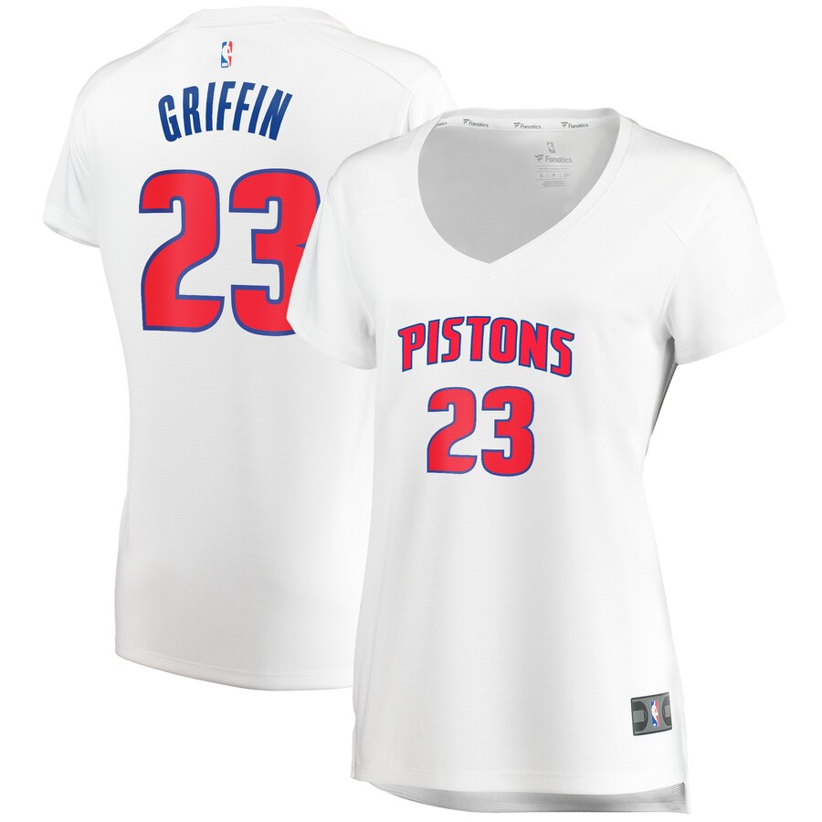 Blake Griffin Detroit Pistons Fanatics Branded Women's Fast Break Replica Player Basketball Jersey - Association Edition - White