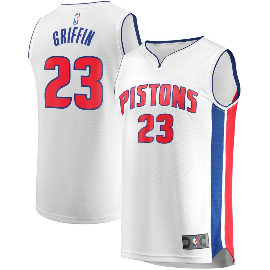 Blake Griffin Detroit Pistons Fanatics Branded Youth Fast Break Replica Player Basketball Jersey - Association Edition - White
