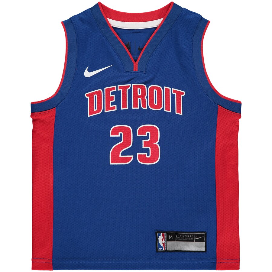 Alternative view of Blake Griffin Detroit Pistons Preschool Replica Basketball Jersey Blue - Icon Edition