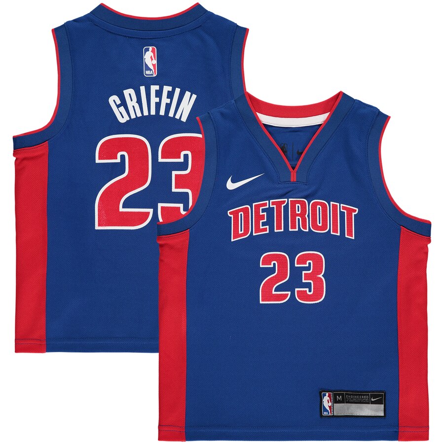 Blake Griffin Detroit Pistons Preschool Replica Basketball Jersey Blue - Icon Edition