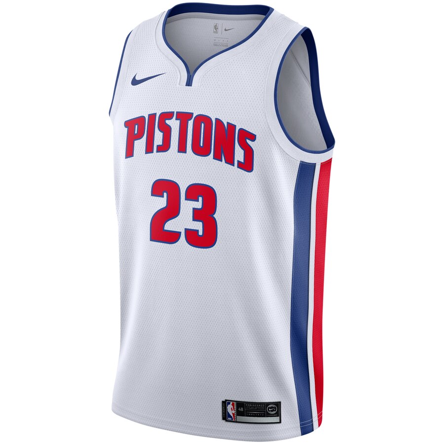 Alternative view of Blake Griffin Detroit Pistons Replica Swingman Basketball Jersey - Association Edition - White