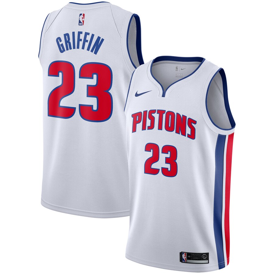 Blake Griffin Detroit Pistons Replica Swingman Basketball Jersey - Association Edition - White