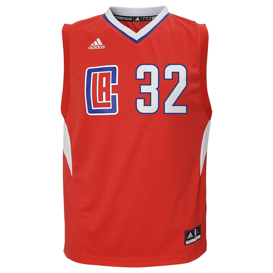 Alternative view of Blake Griffin La Clippers Adidas Youth Replica Basketball Jersey - Red