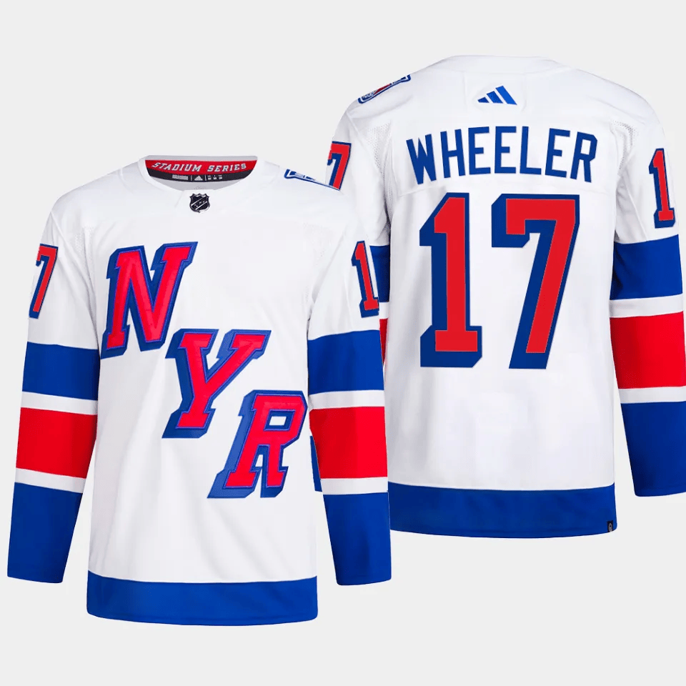 Blake Wheeler 17 New York Rangers 2024 Stadium Series Primegreen Men Hockey Jersey - White - JS635 