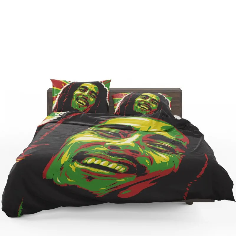 Bob Marleys Abstract Rhapsody Bedding Set - Custom Bedding Set