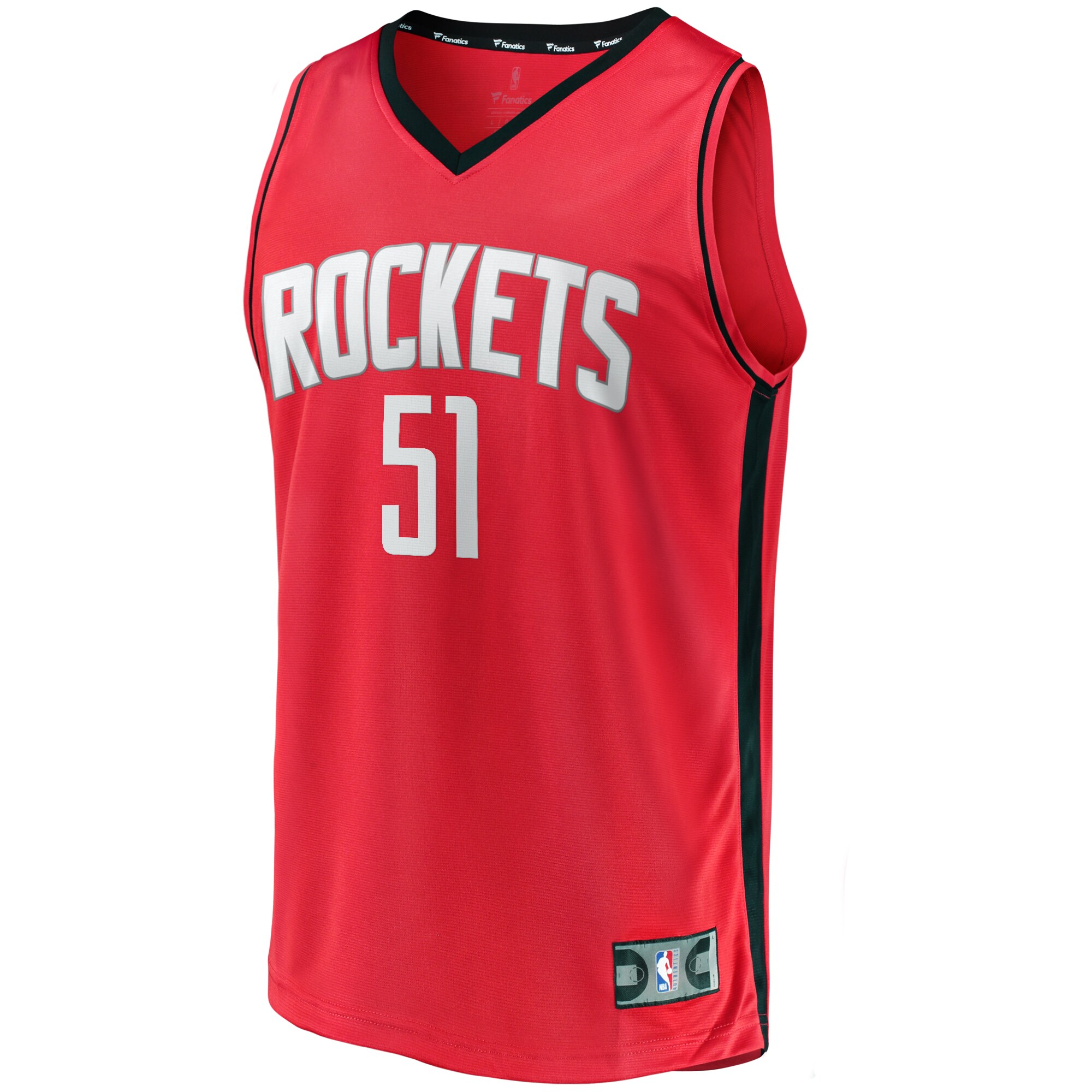 Alternative view of Boban Marjanovic Houston Rockets Fanatics Fast Break Player Jersey - Icon Edition - Red