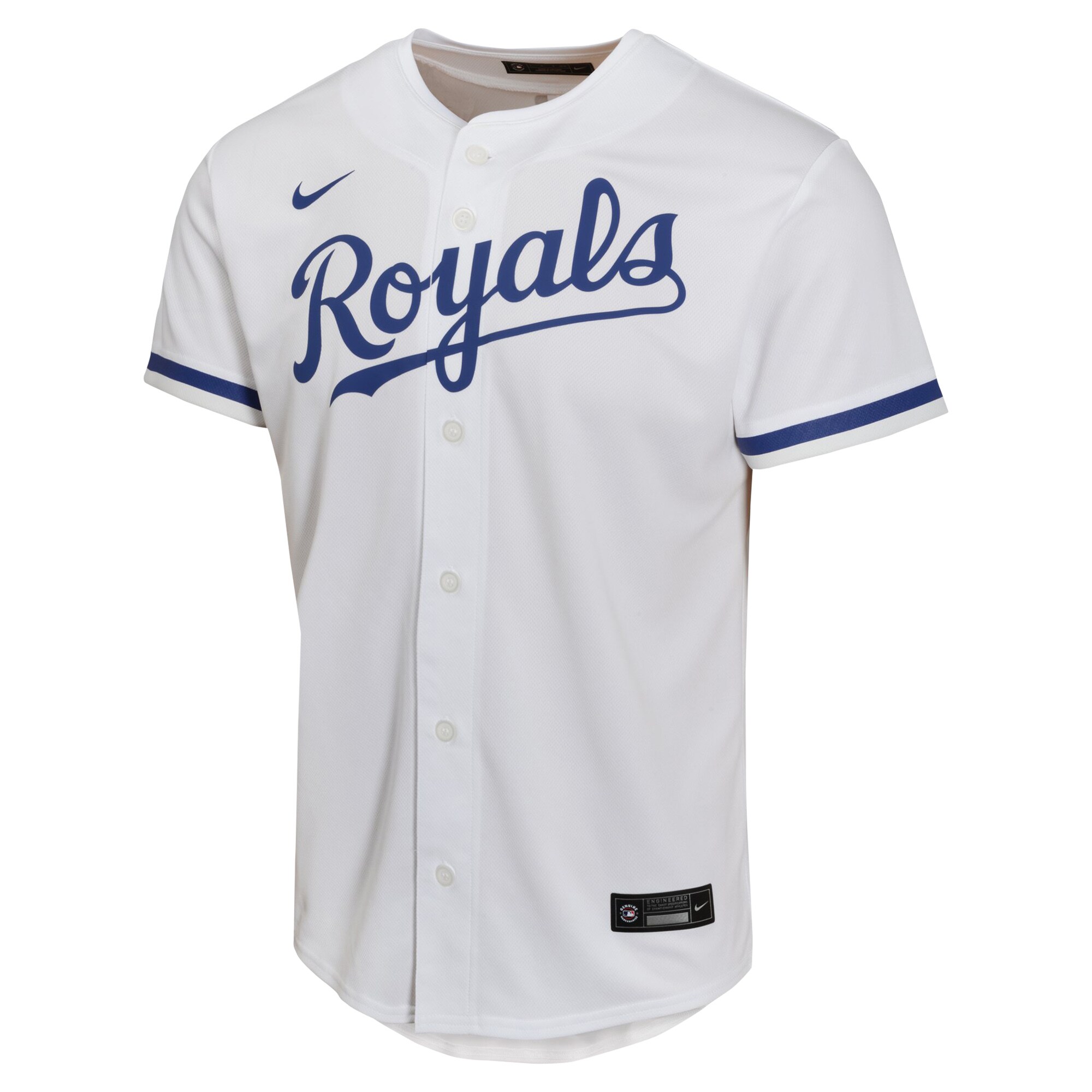 Alternative view of Bobby Witt Jr. Kansas City Royals Youth Home Game Player Baseball Jersey - White