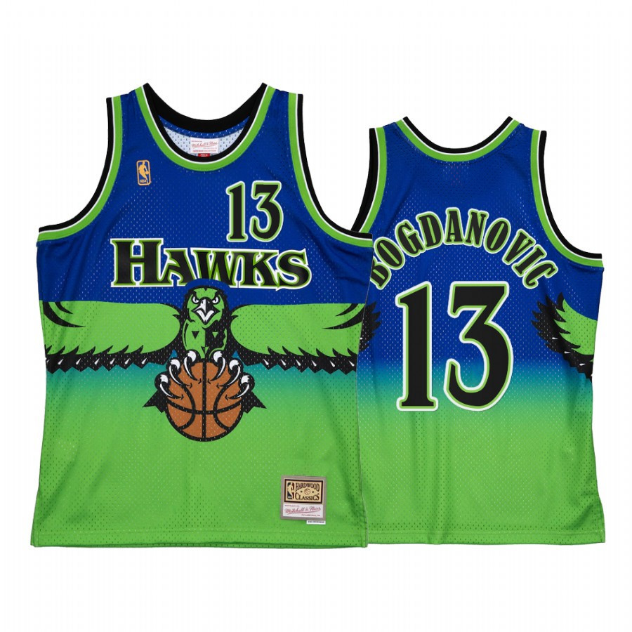 Bogdan Bogdanovic 13 Atlanta Hawks Reload 2.0 Basketball Jersey Blue - JS628 