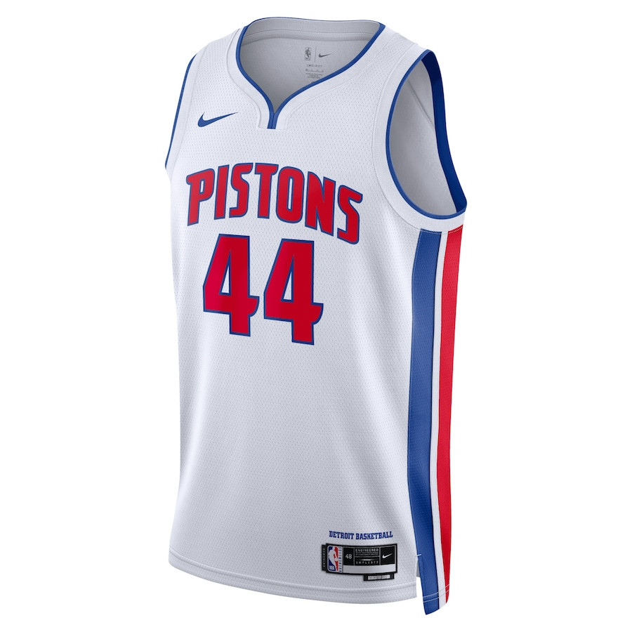 Alternative view of Bojan Bogdanović 44 Detroit Pistons Unisex Swingman Basketball Jersey - Association Edition - White - JS176 