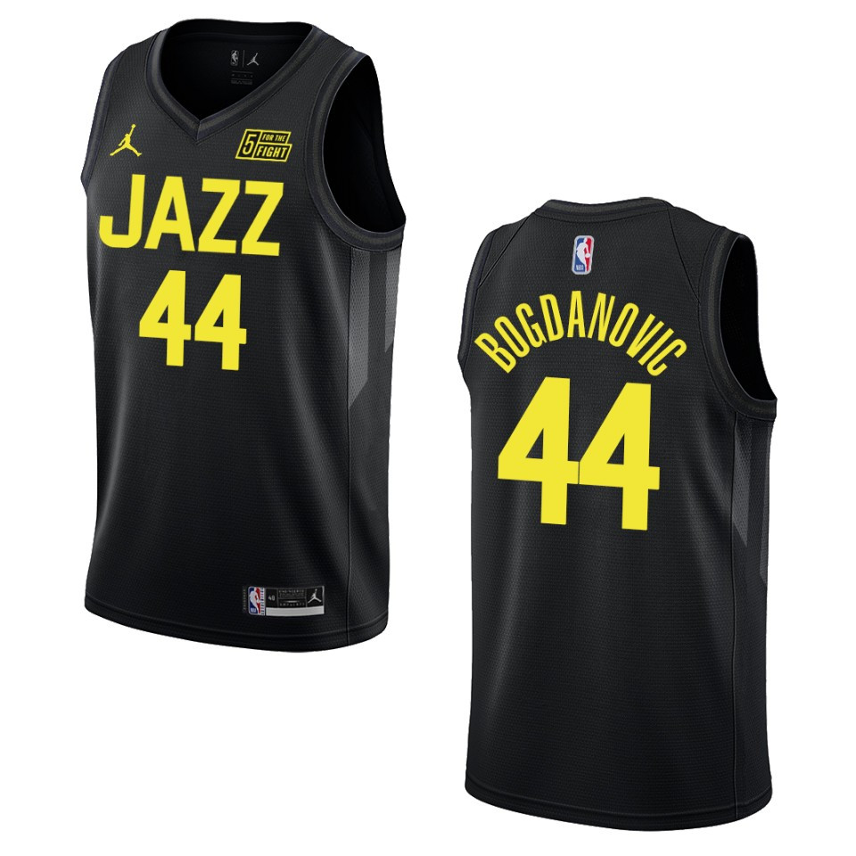 Bojan Bogdanovic Black Statement Edition 2022-23 Utah Jazz Swingman Basketball Jersey