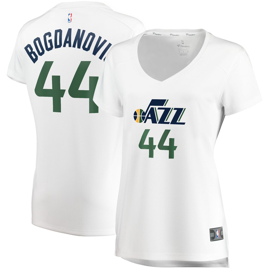 Bojan Bogdanovic Utah Jazz Fanatics Branded Women's Fast Break Replica Basketball Jersey White - Icon Edition