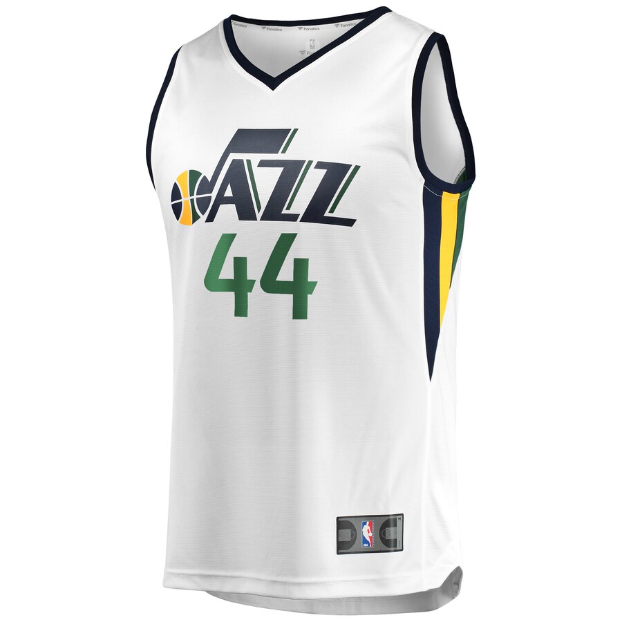 Alternative view of Bojan Bogdanovic Utah Jazz Fanatics Branded Youth Fast Break Replica Basketball Jersey White - Statement Edition