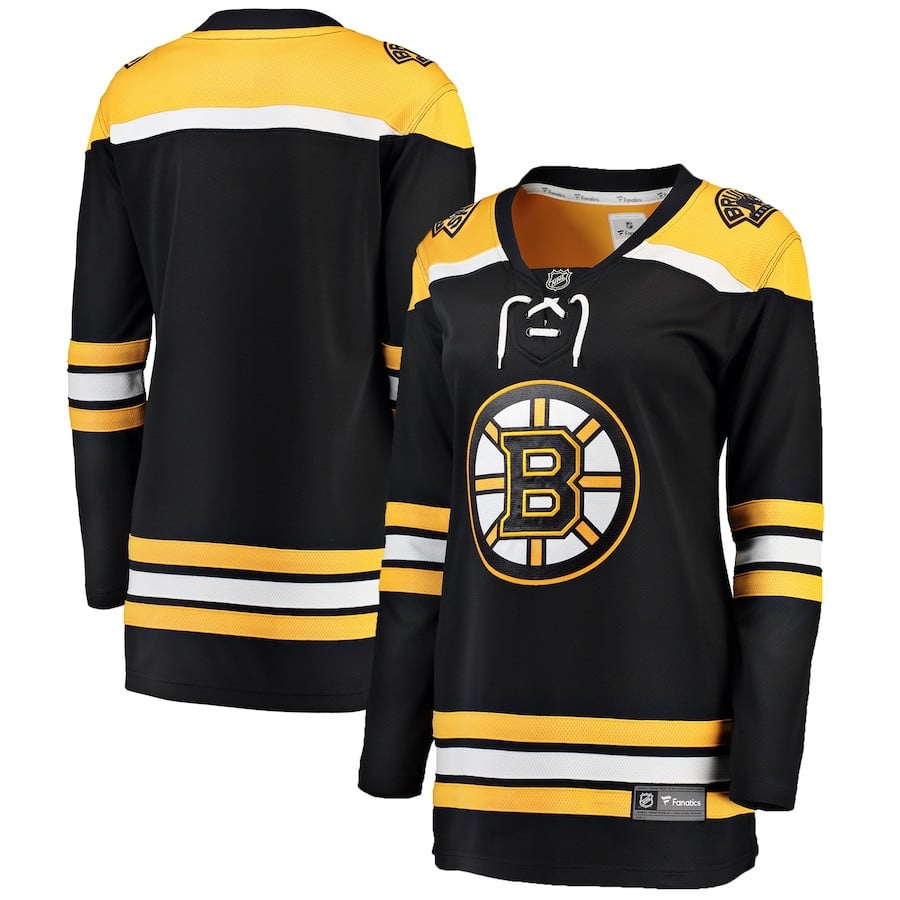 Boston Bruins Breakaway Home Hockey Jersey - Women, Black - JS574 