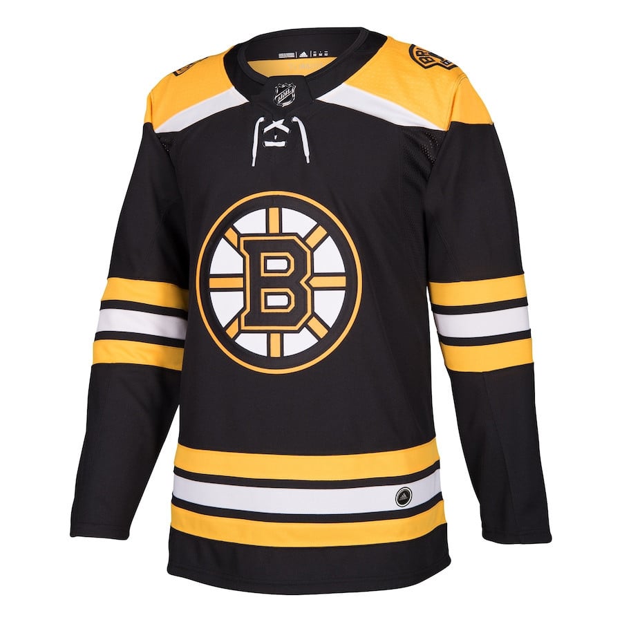 Alternative view of Boston Bruins Home Blank Hockey Jersey - Men, Black - JS200 
