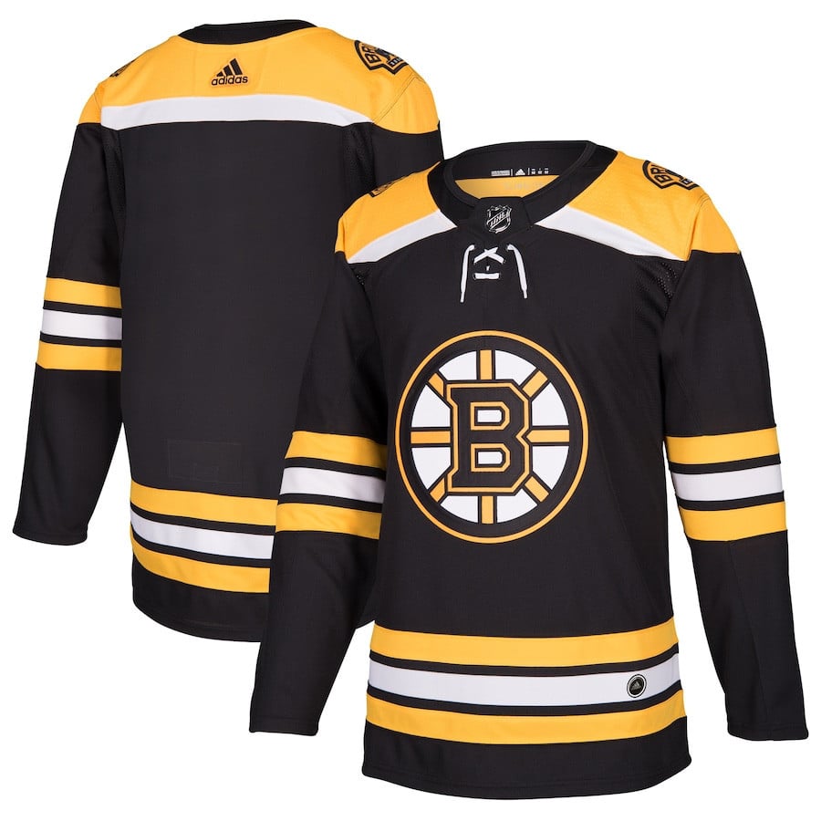 Boston Bruins Home Blank Hockey Jersey - Men, Black - JS200 