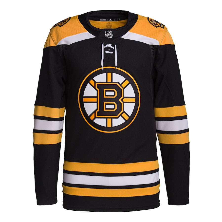 Alternative view of Boston Bruins Home Primegreen Hockey Jersey - Men, Black - JS430 