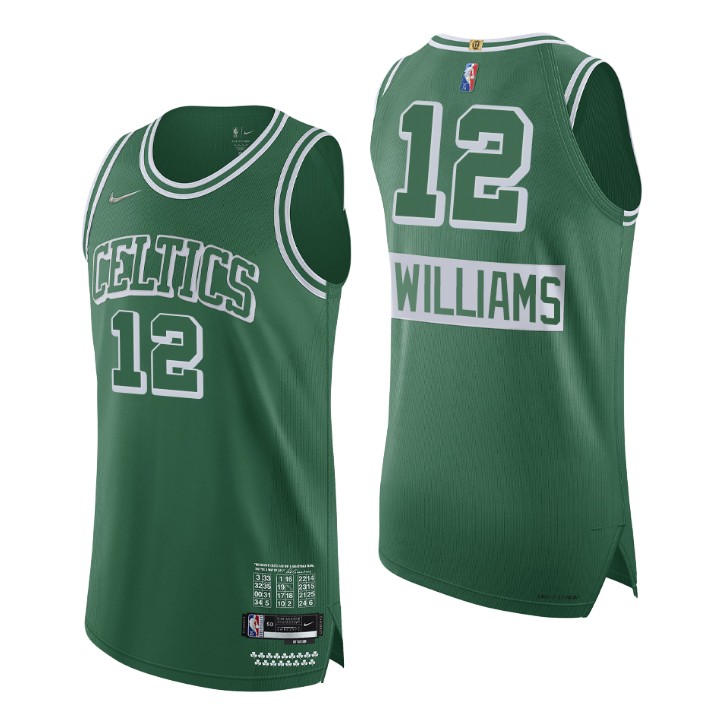 Boston Celtics 2021-22 Nba 75th Grant Williams Authentic Basketball Jersey City