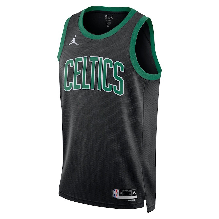 Alternative view of Boston Celtics 2024 FINALS CHAMPIONS Swingman Basketball Jersey - Statement Edition - Black - JS540