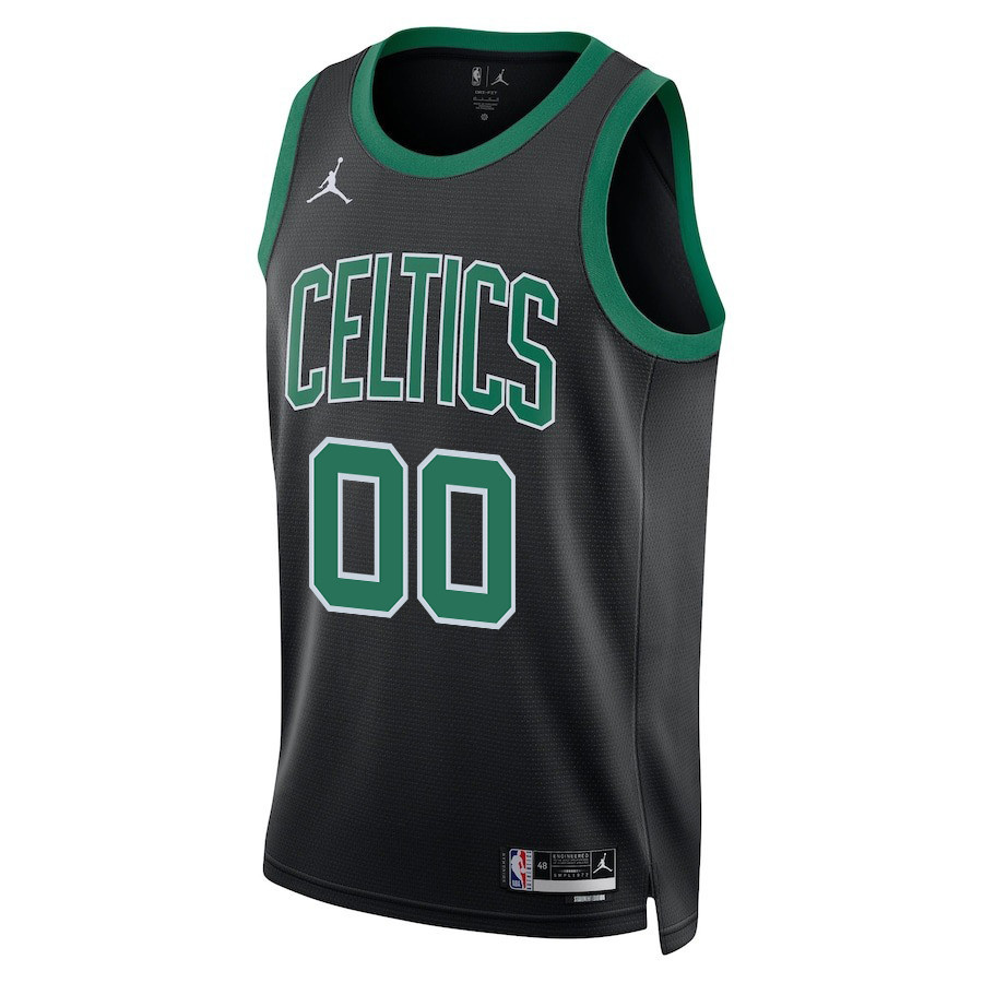 Alternative view of Boston Celtics 2024 FINALS CHAMPIONS Swingman Basketball Jersey Customized - Statement Edition - Black - JS286