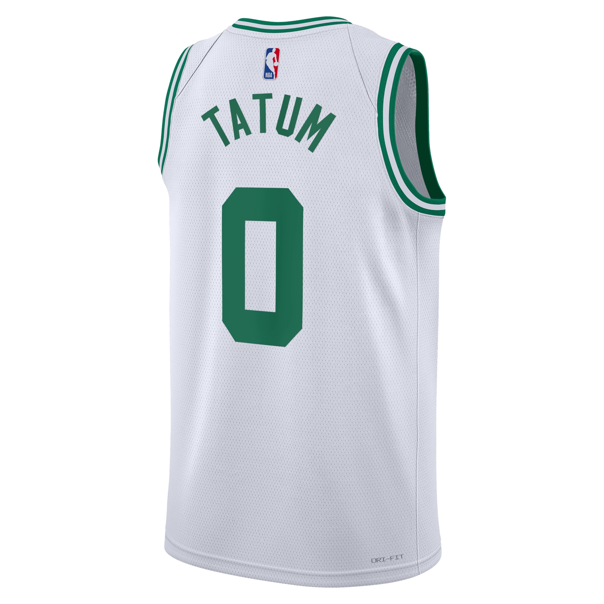 Alternative view of Boston Celtics Association Edition Swingman Basketball Jersey - White - Jayson Tatum - Unisex - JS734