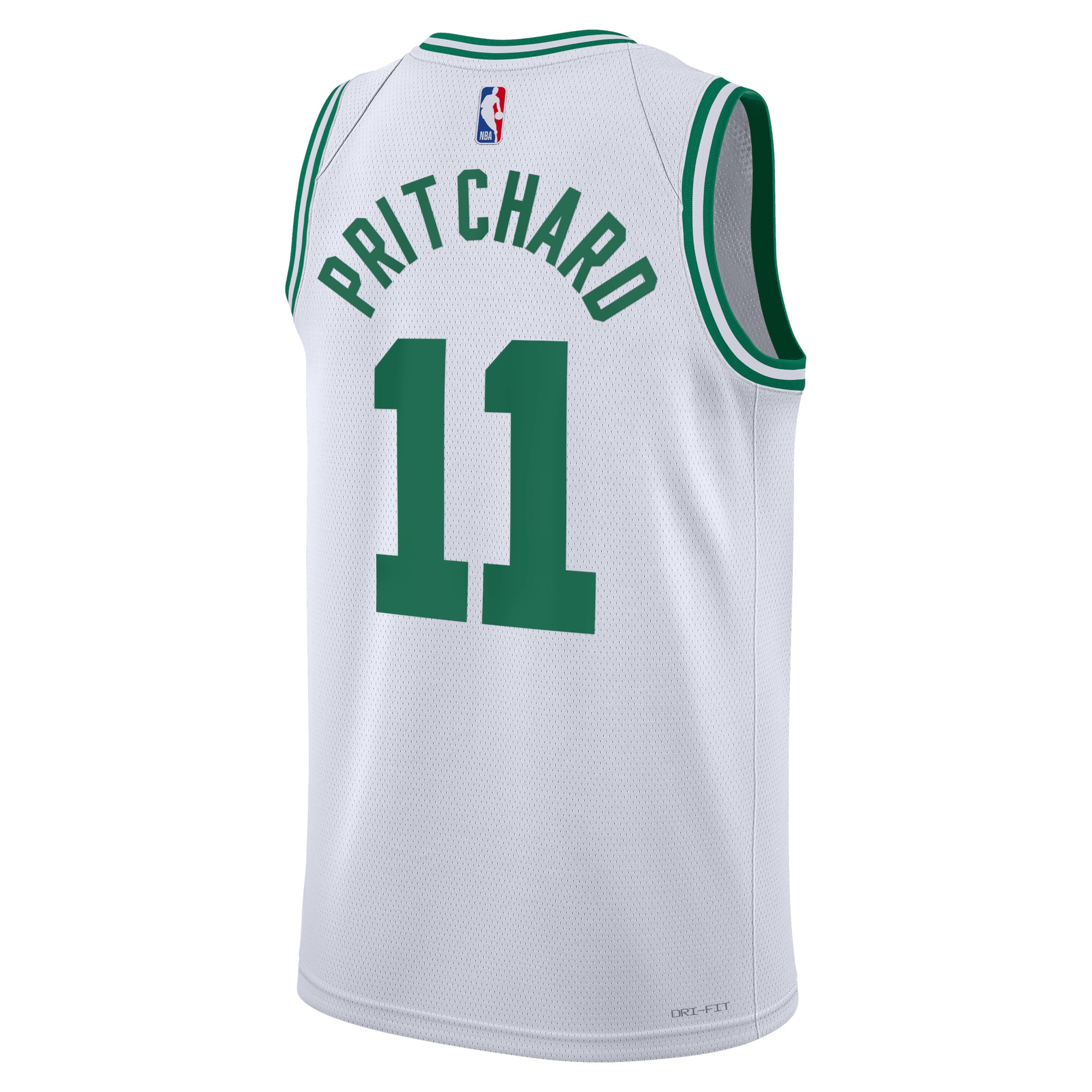 Alternative view of Boston Celtics Association Edition Swingman Basketball Jersey - White - Payton Pritchard - Unisex - JS522