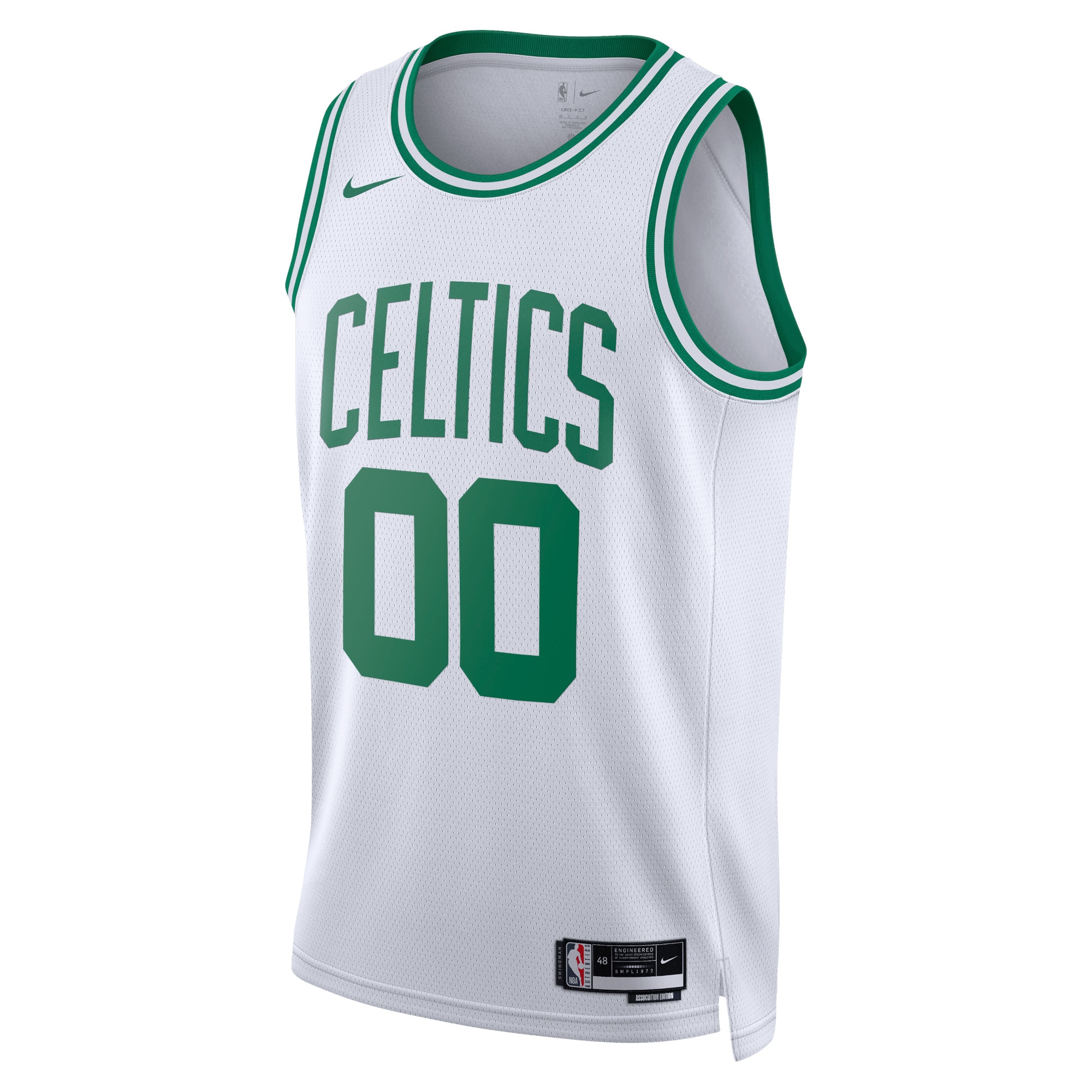 Boston Celtics Association Swingman Basketball Jersey - Custom - Unisex - JS763