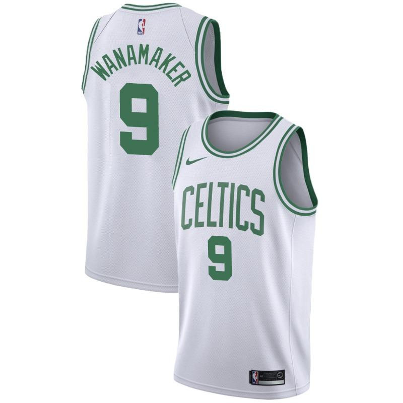 Boston Celtics Brad Wanamaker 9 Association White Basketball Jersey - Men Basketball Jersey - JS141