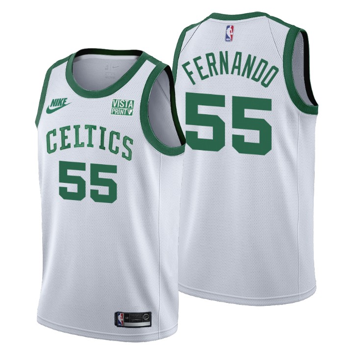 Boston Celtics Bruno Fernando 75th Anniversary Basketball Jersey