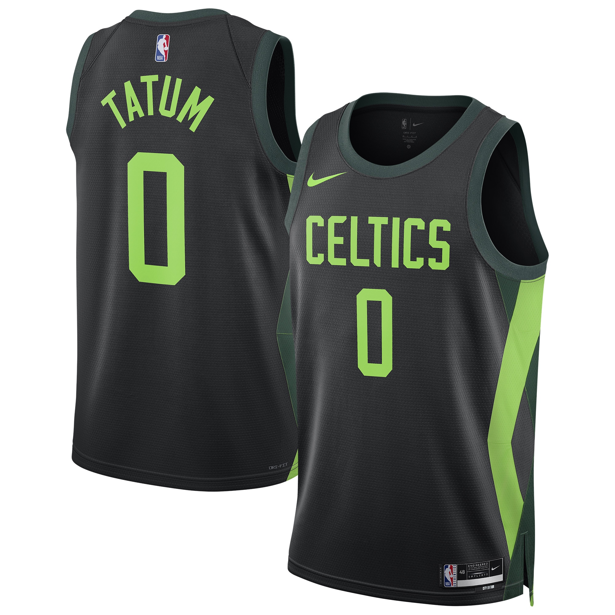 Boston Celtics City Edition Swingman Basketball Jersey - Jayson Tatum - Mens - JS981