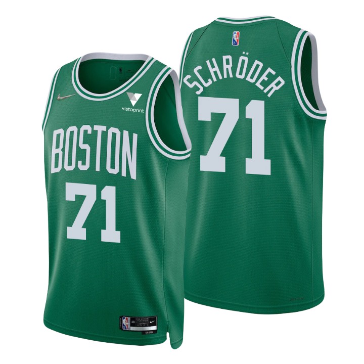 Boston Celtics Dennis Schroder 75th Anniversary Diamond Basketball Jersey Icon