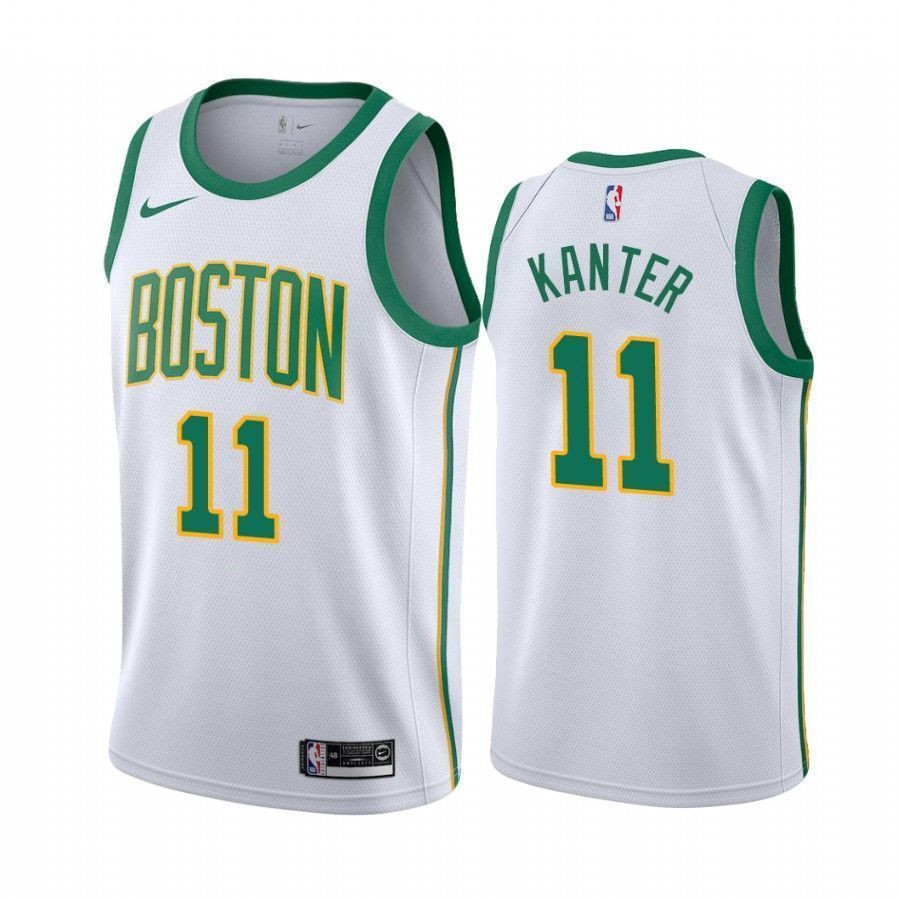 Boston Celtics Enes Kanter 11 City Men's Basketball Jersey - JS342